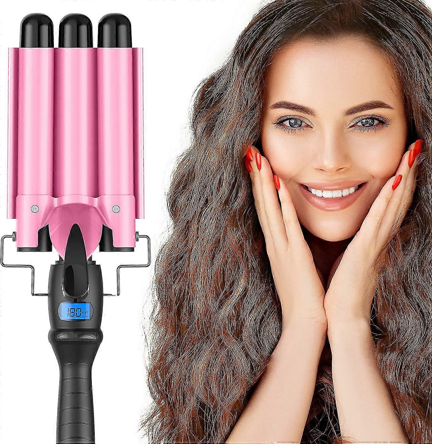 3-branch Curler Professional Curler With 3 Bars Curler Ceramic Curler Lcd Screen