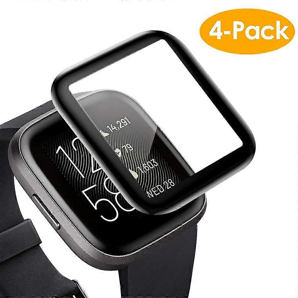 4pcs Compatible With Fitbit Sense/versa 3 Screen Protector,soft Cover