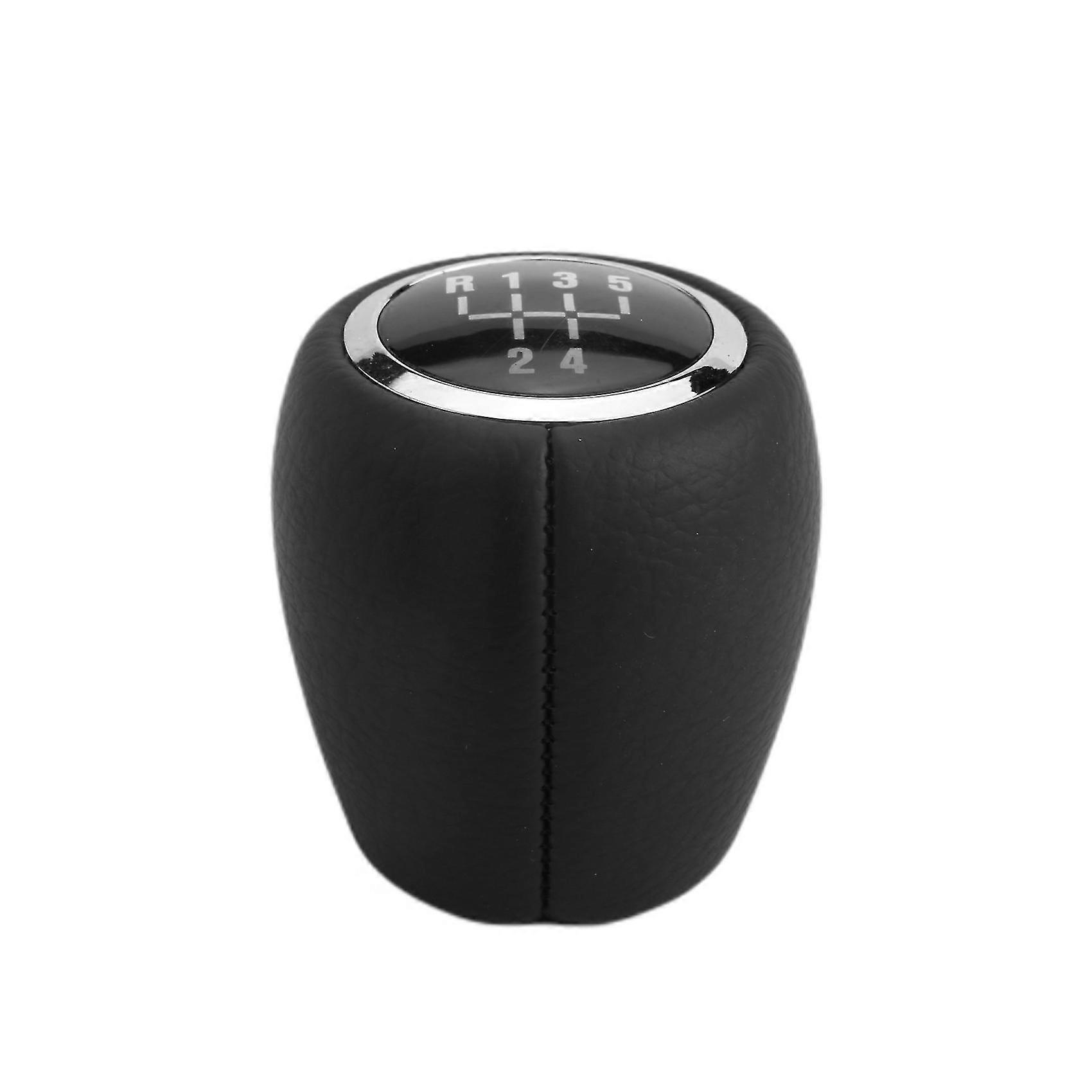 hg5 Speed Manual Shift Knob PU Leather Lever Shifter Handball for Opel Vectra C Signum Facelift 2005 2