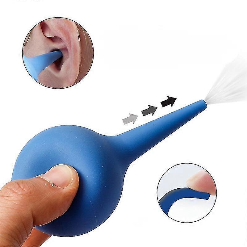 2Pcs Small Rubber Air Blower Pump Dust Cleaner Earwax Remover
