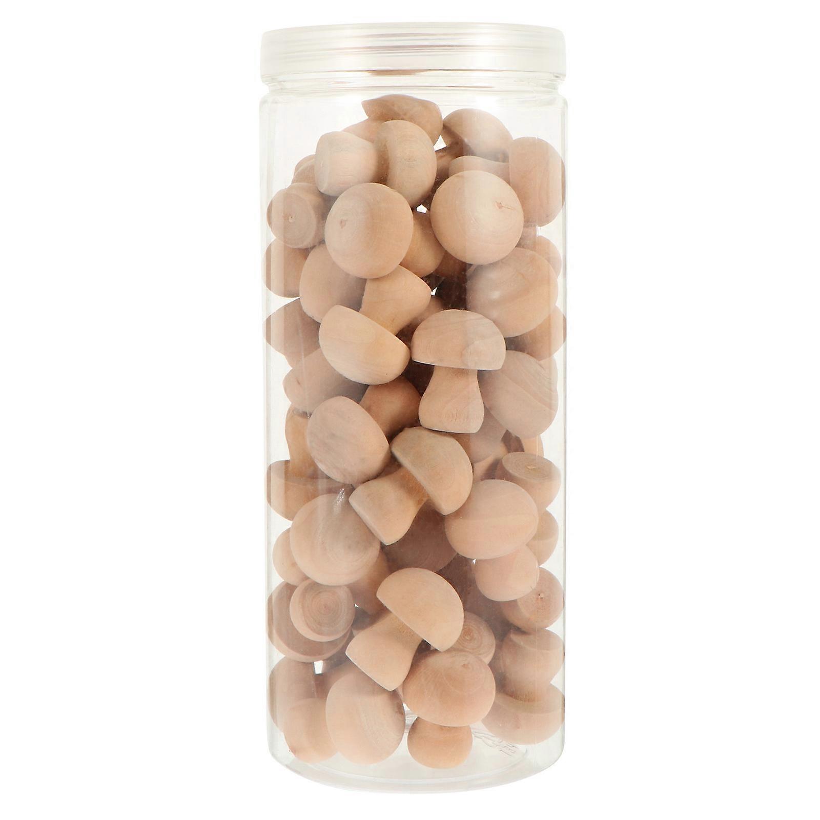 50 db DIY fa gomba csapok befejezetlen gomba alakú festő játékok