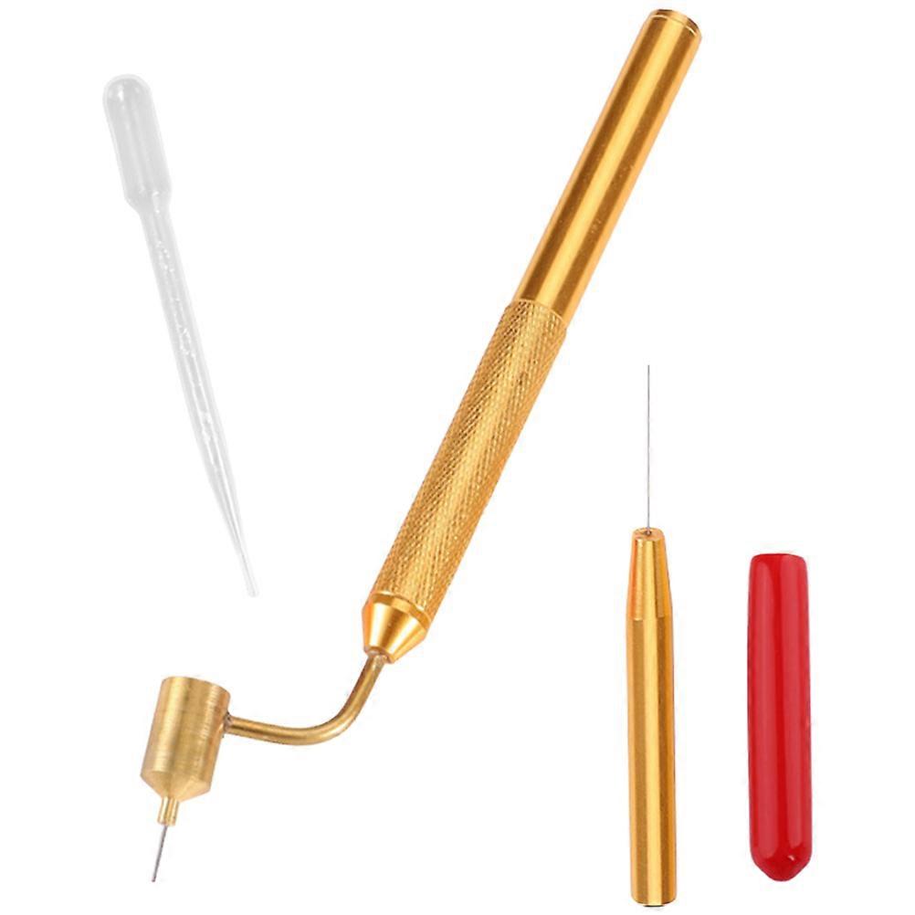 1 Set Paint Pen Fine Line Fluid Fill Paint Pen Scratch Repair Tool mit Nadelpipette