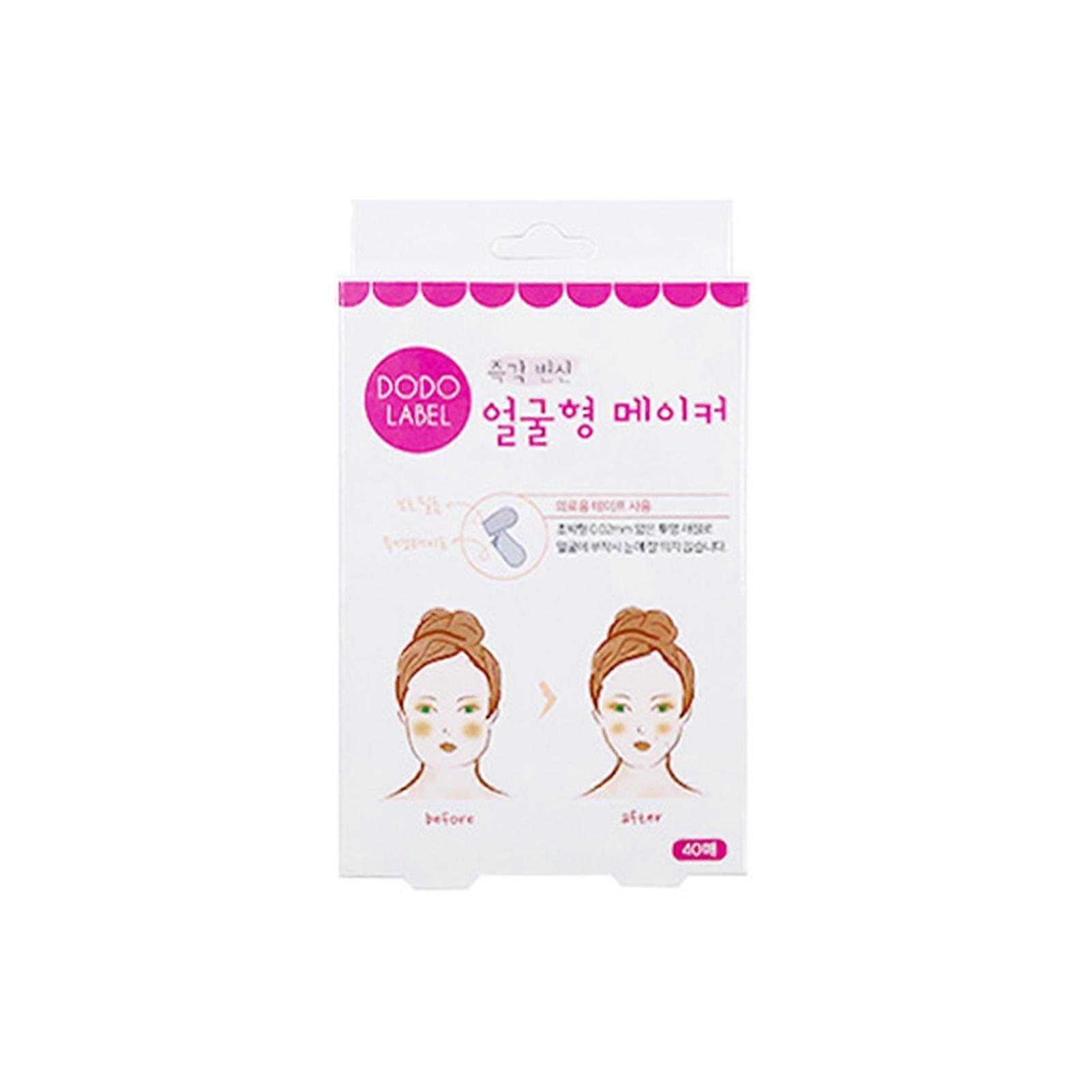 40Pcs/Set Face Lift Patch Eliminate Wrinkle Breathable High Elasticity Invisible Thin Face Stickers Adhesive Tape for Girl QinHai