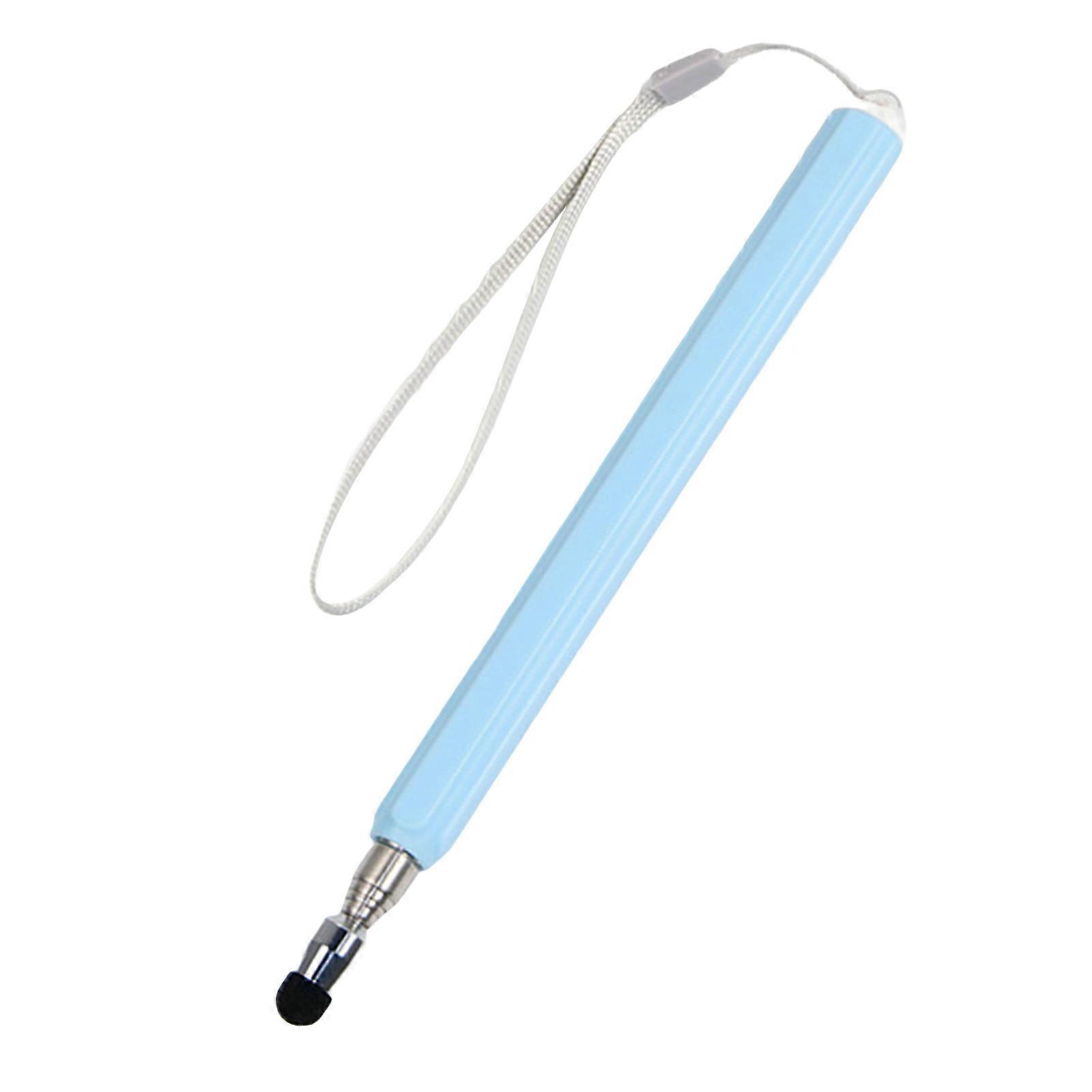 Telescopic Pointer Stick High Sensitivity Extendable Lightweight Non-slip with Lanyard Multipurpose Metal Extendable Pointer Touch Screen Stylus Pen O