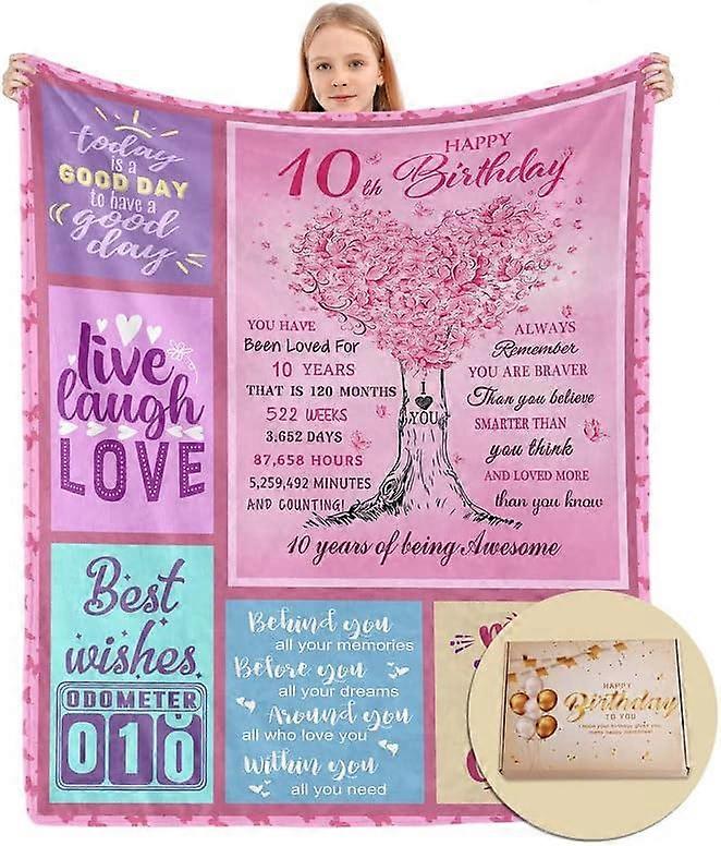 Birthday Gift for 18 Year Old Girl, Birthday Memorial Blanket for