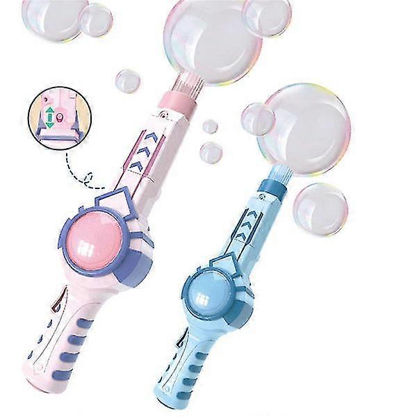 Bouncy Smoke Bubble Machine Toy Children's Electric Bubble Blowing Gun Wand