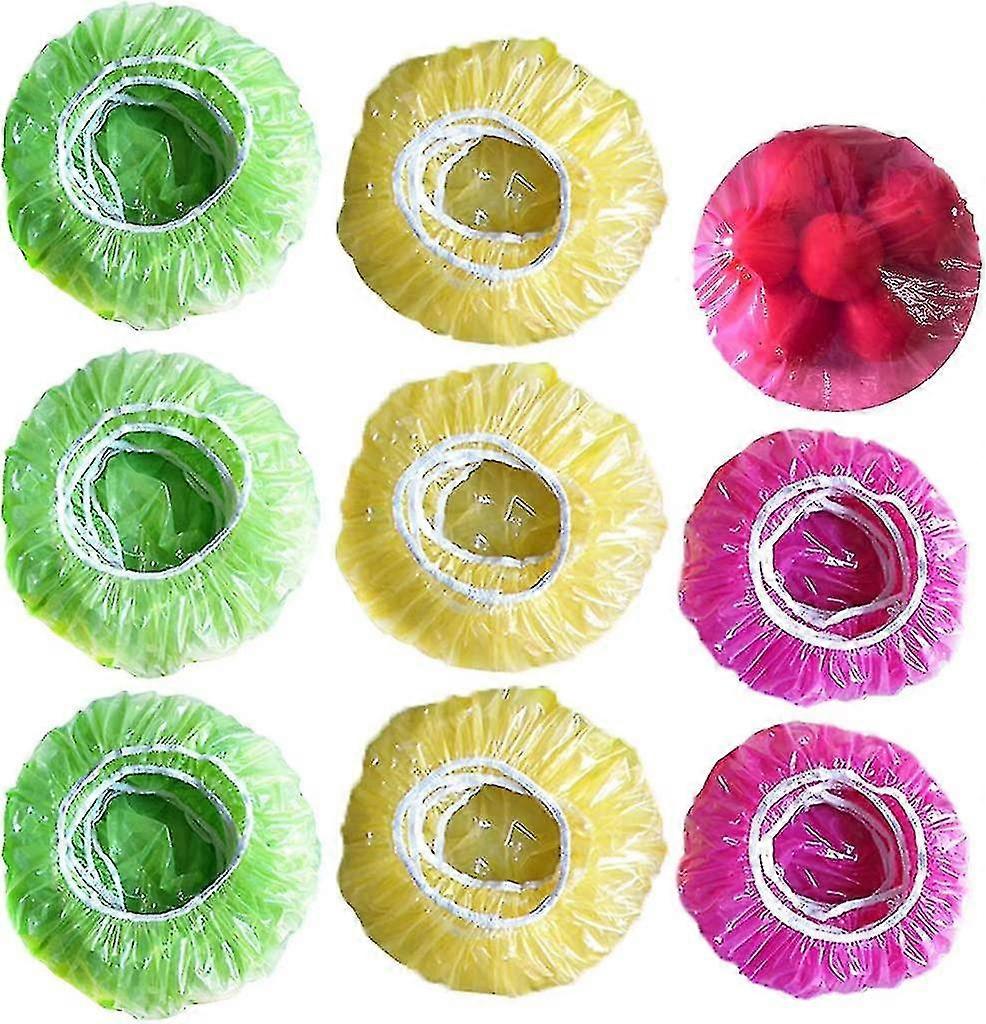 Plastik Kase Kapağı Gıda Toz Kapağı Tek Kullanımlık Taze Tutma Kapağı 60 adet