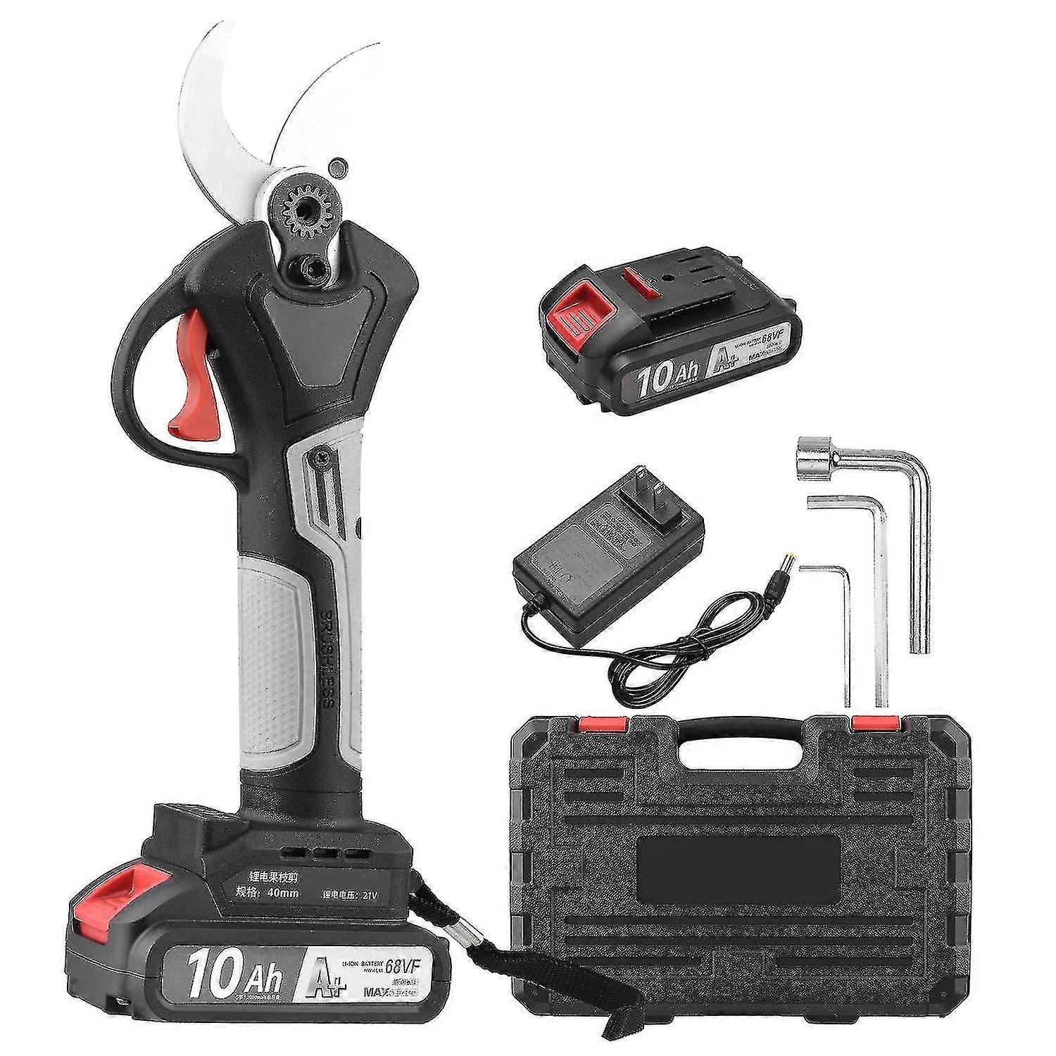 Naiwang 21v Brushless Cordless Electric Pruning Shears Recharable 2.0a Ed Tree Branch Pruner En Clippers