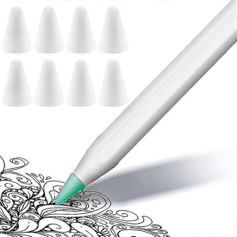 10 Pieces Tip Cover Compatible With Apple Pencil, Non-slip Pen Cap