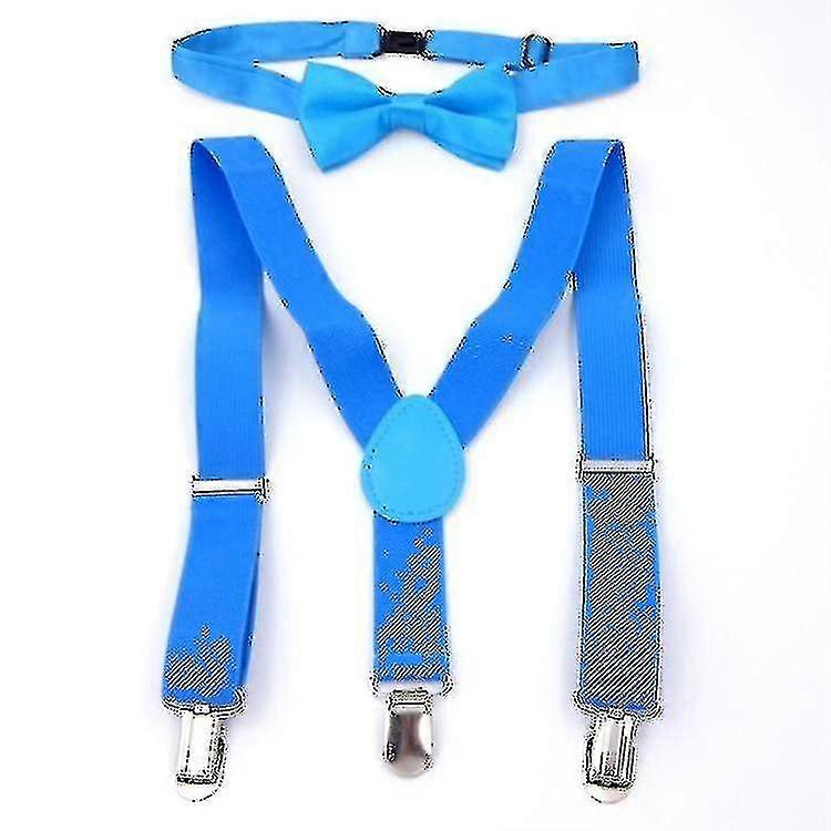 Hosenträger mit Fliege Mode Herren Fliege Set