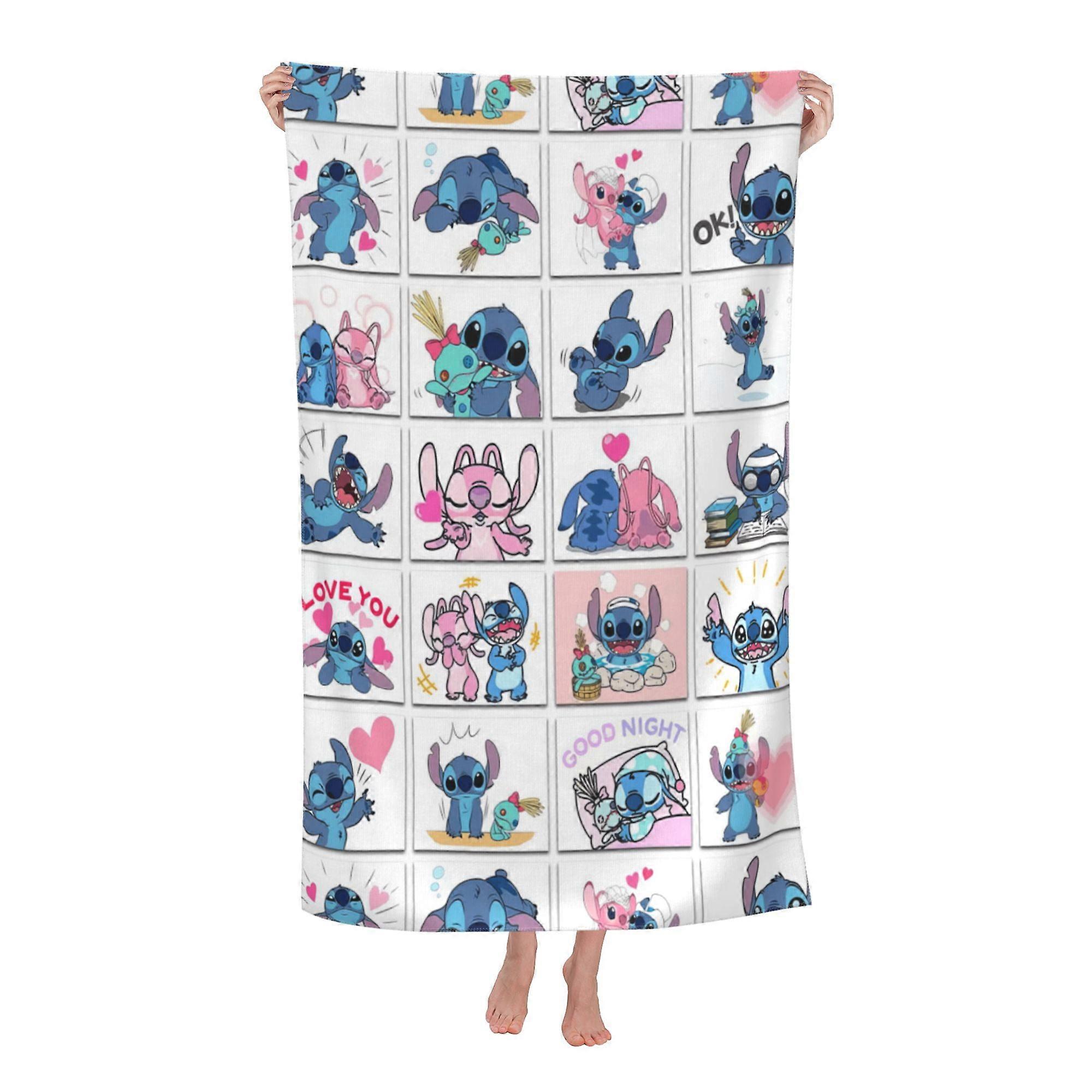 w6Stitch Beach Towel, Large Microfiber Bath Towelqlx6