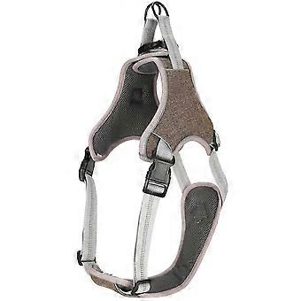 Outdoor Dog Vest Harness Pet Adjustable AntiLost Reflective Vest for Large Medium Dog(Coffee Color S