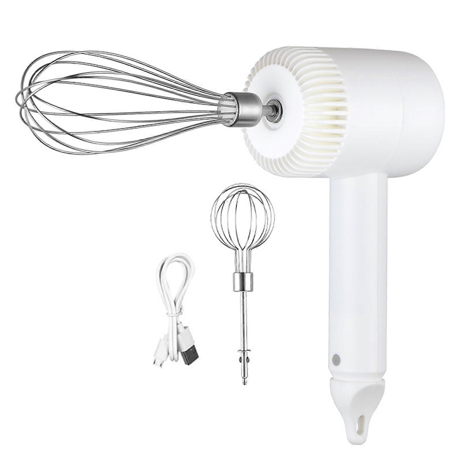 Electric Egg Beater Handheld Mixer 3 Speeds USB-C Charging Dough Blender Ergonomic Design Portable Kitchen Blender Egg Beater