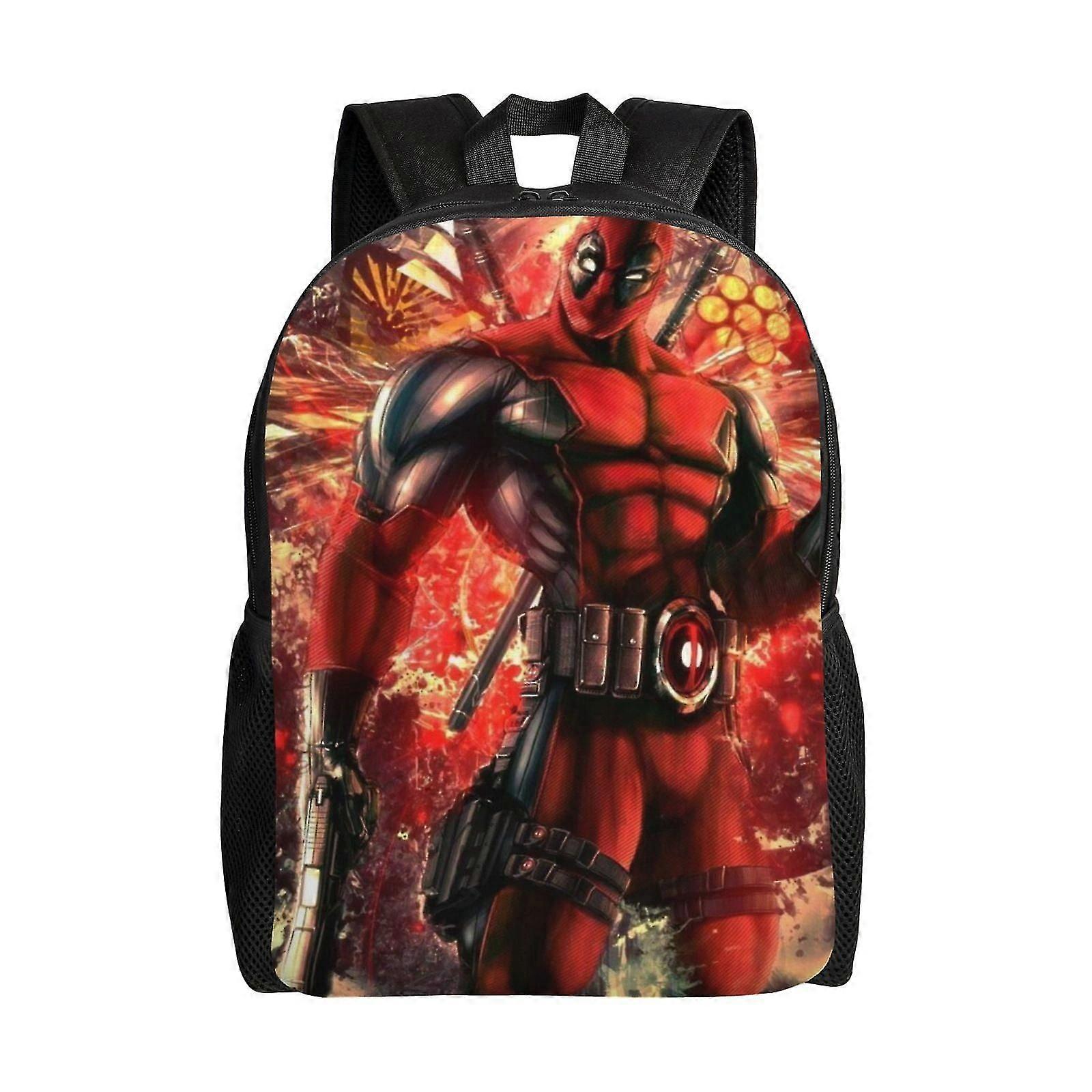 Deadpool Kid Backpack School Bag Elementary Students Bookbags