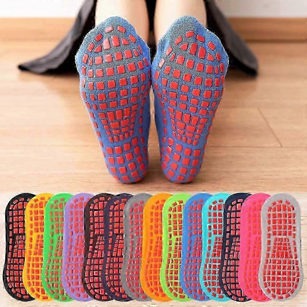 14 Pairs Non-slip Socks Yoga Socks Slip Socks Stopper Socks