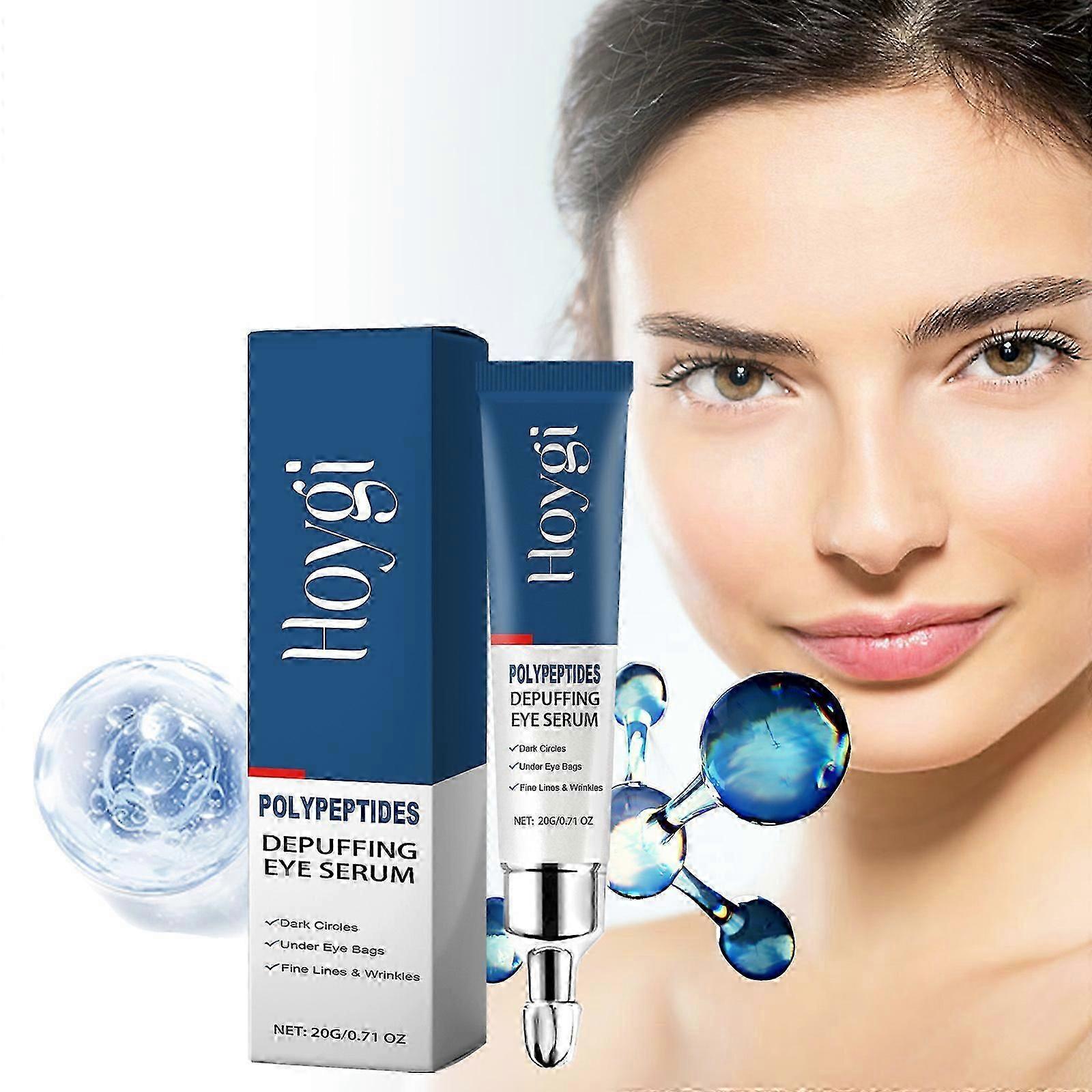 Peptide Depuffing Eye Serum, Ορός Ματιών Κάτω Από Τα Μάτια Για Μαύρους Κύκλους Σακούλες Πρηξίματος Αντιγηραντική Κρέμα Ματιών Για Ρυτίδες Λεπτές Γραμμές