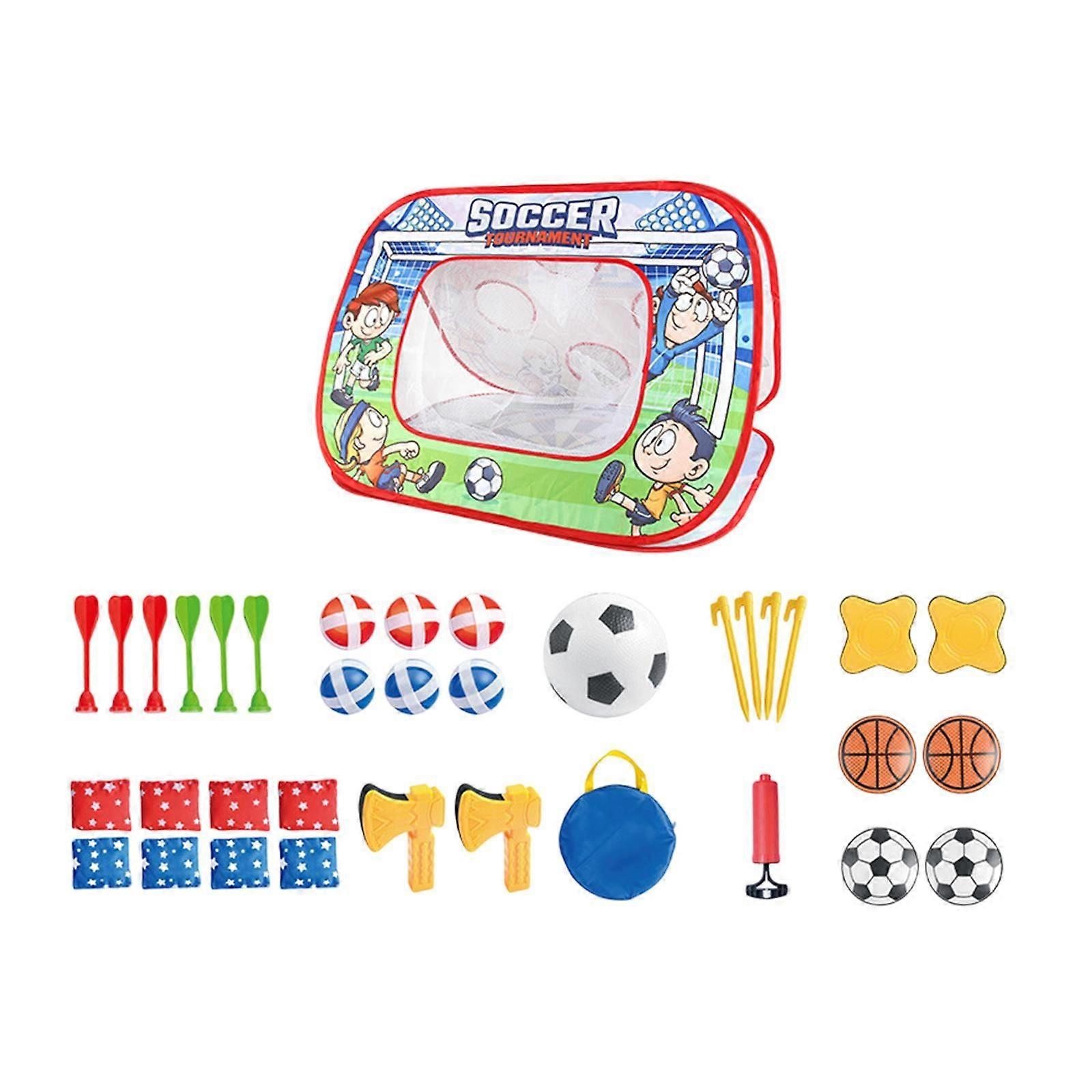 Saccosäckar kasta spel Bärbar Inomhus Utomhus Spel För Strand Utanför Jul Röd