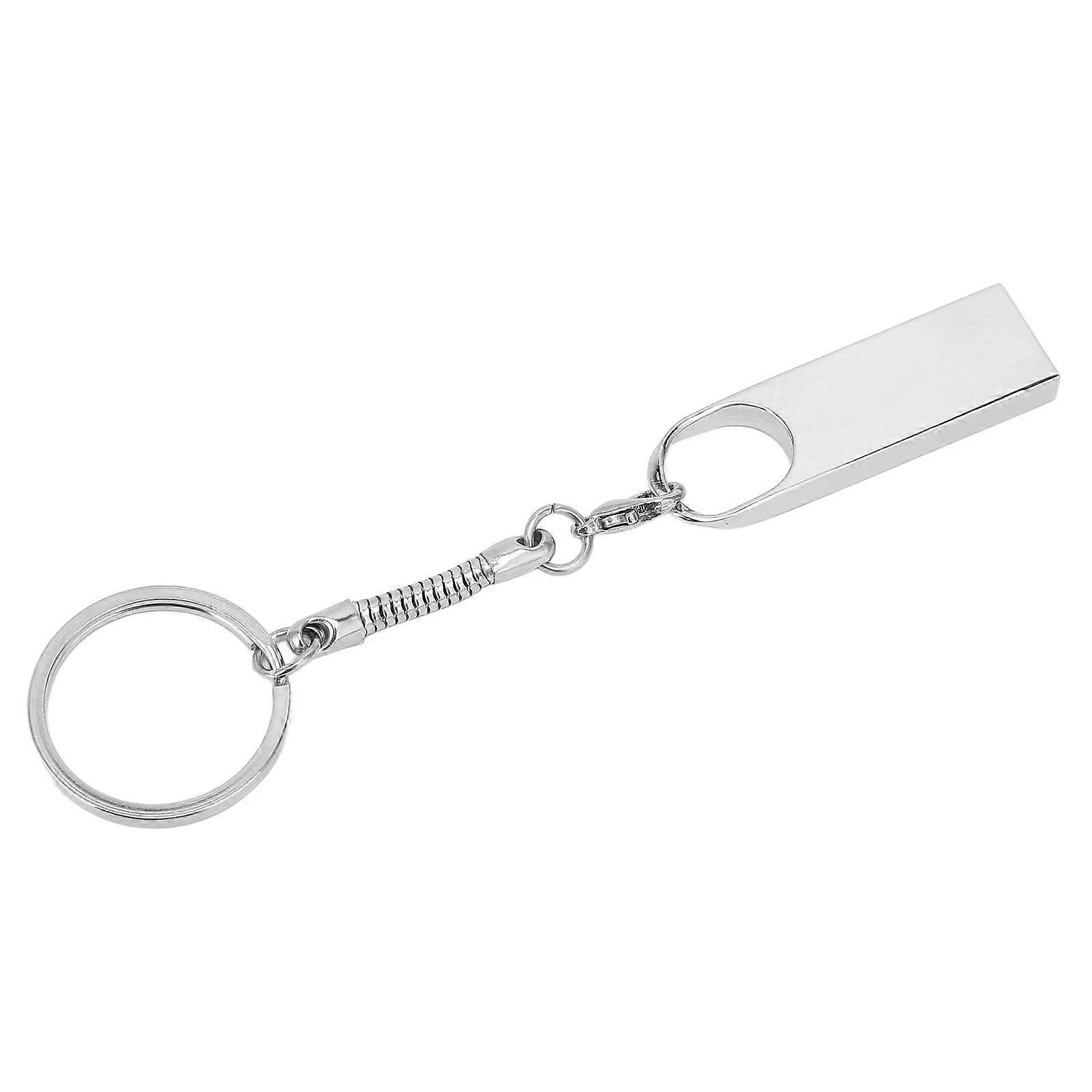 Flash Drive Mini Waterproof Electroplating Process Zinc Alloy USB Drive for Car Notebook Computer64GB 