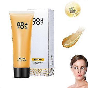 Golden Peel Off Mask, Peel-off Anti-wrinkle Whiten Mask, Peel-off Anti-wrinkle Face Mask, 98.4% Golden Peel Off Mask For Moisturizing Remove Blackhead
