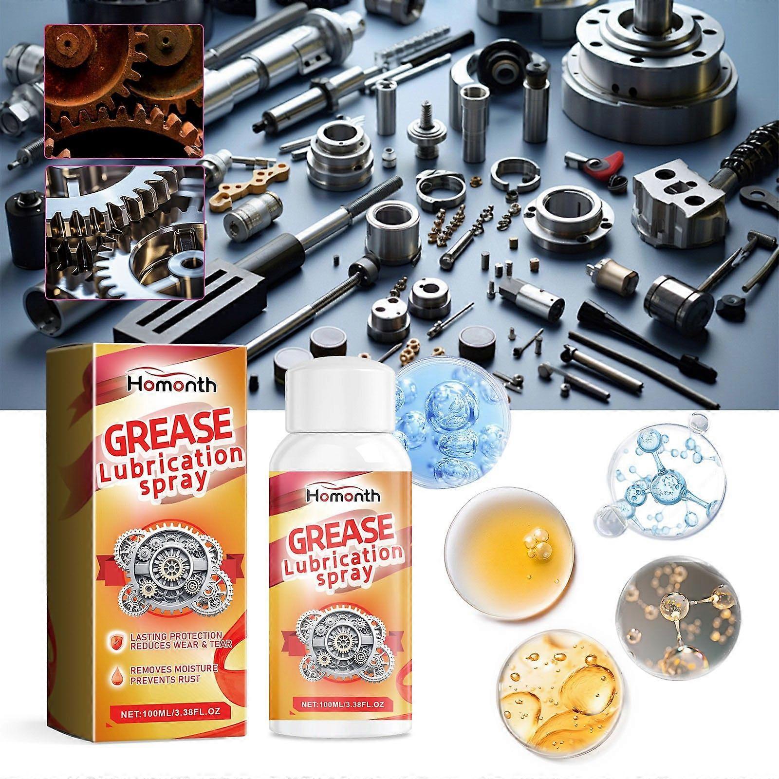 Multifunctional Mechanical Grease Lubrication Spray Hand Spray Lubrication Grease High Temperature Multifunctional Lock Core 100ml