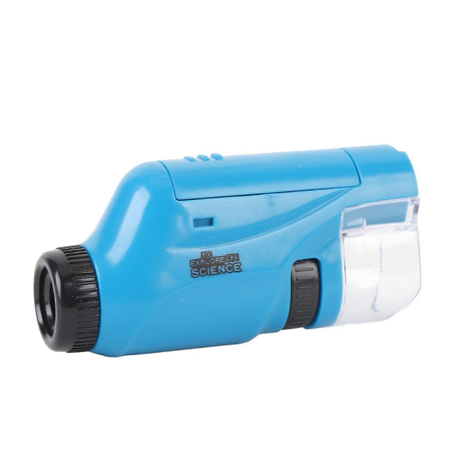 Portable Handheld Kids Microscope Kit - Miniature Microscope for Young Explorers