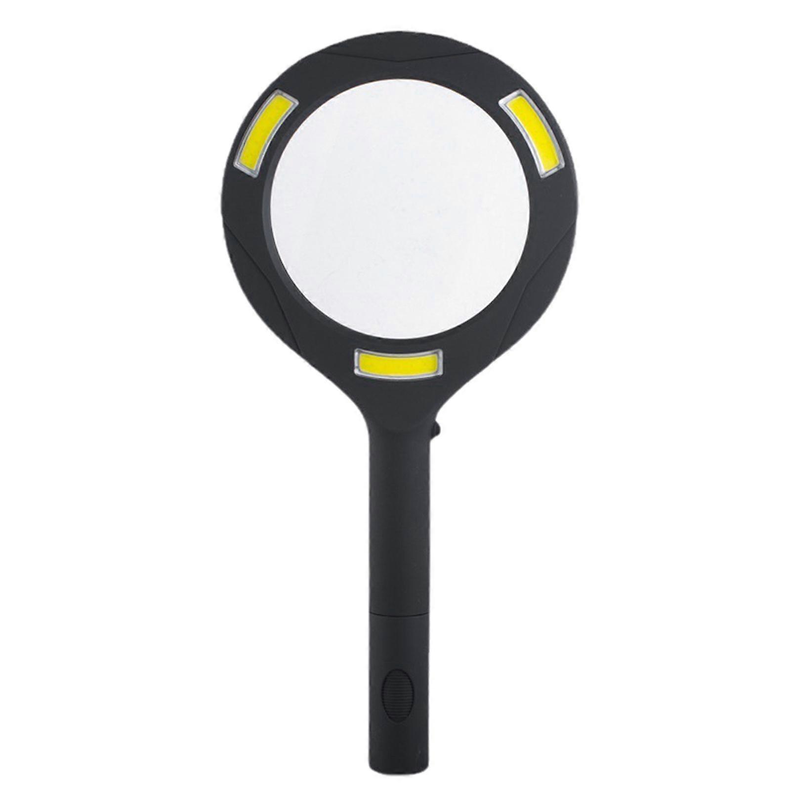 Magnifying Glass with 3 Lights Multifunctional Portable 3X Magnifier Handheld Lighted Magnifying Glass for Seniors Reading Inspection Coins Jewelry