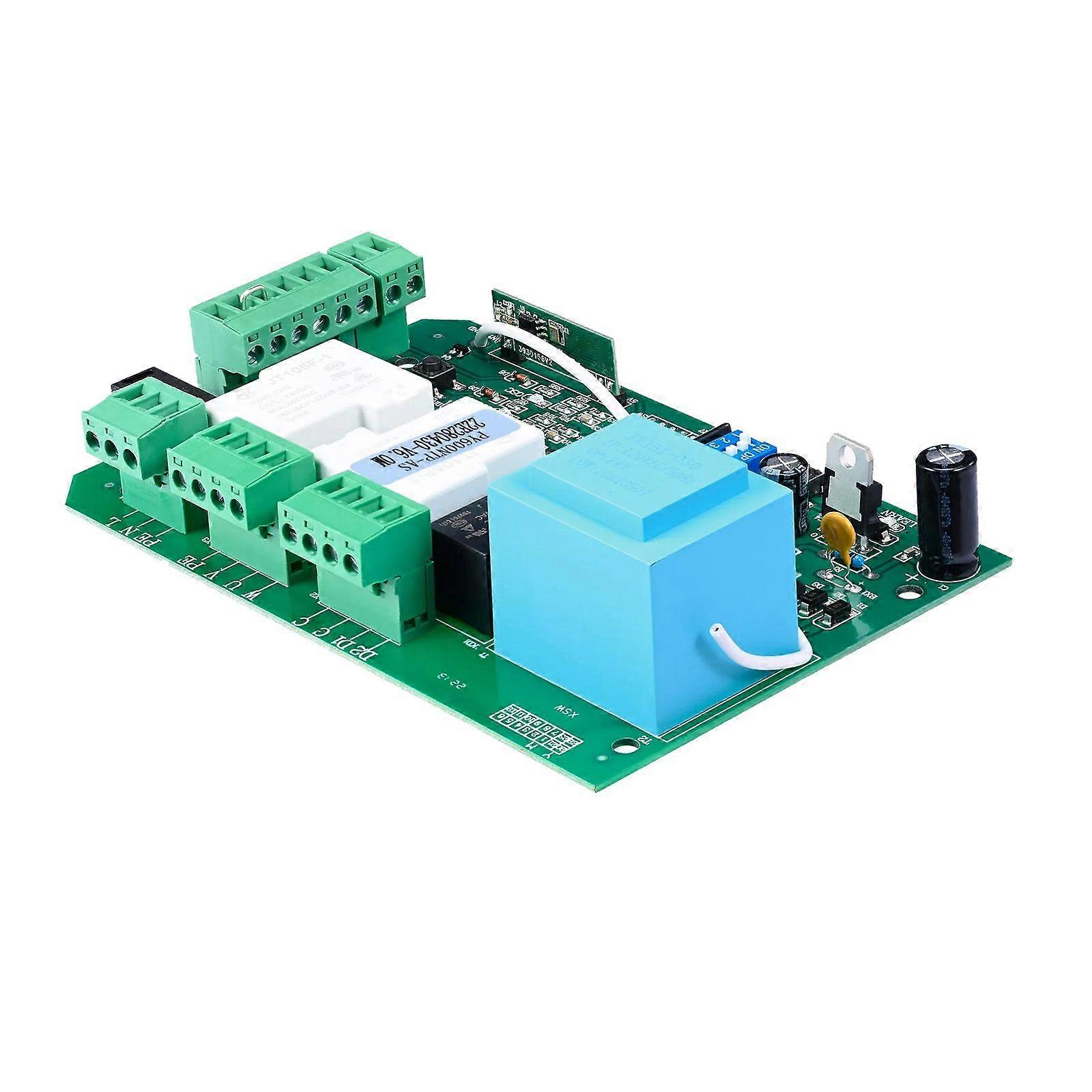 Control Board for AC Sliding Gate Opener PCB Circuit Control Board W/ Remote UQD