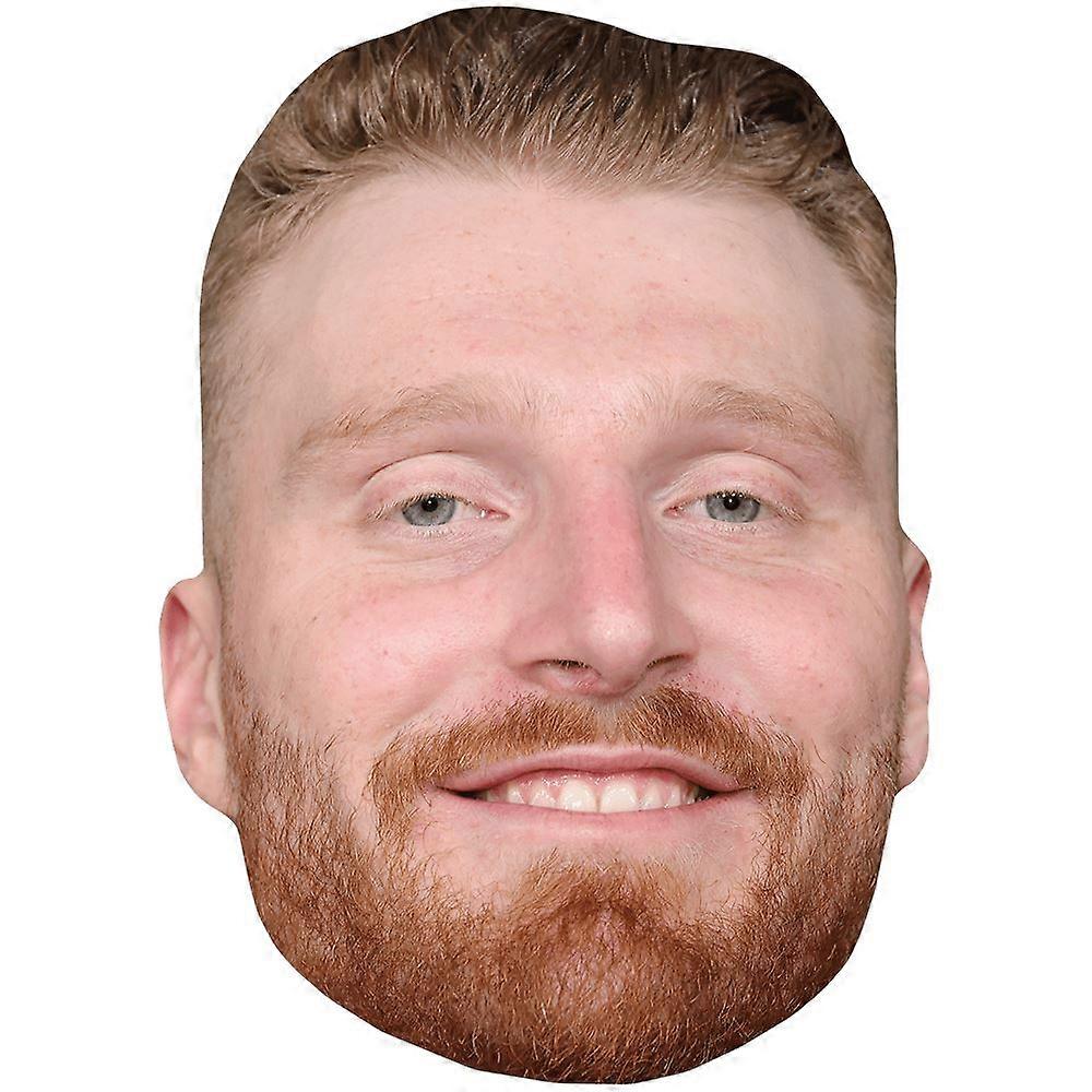 Maxx Crosby (Beard) Celebrity Mask, Flat Card Face
