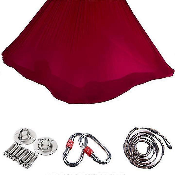 أرجوحة اليوغا الجوية والأرجوحة الهوائية المتقدمة ، المضادة للجاذبية ، مجموعة أرجوحة اليوغا ، الطيران البهلواني ، مجموعة حبال ، مناسبة للاستخدام الداخلي والخارجي.