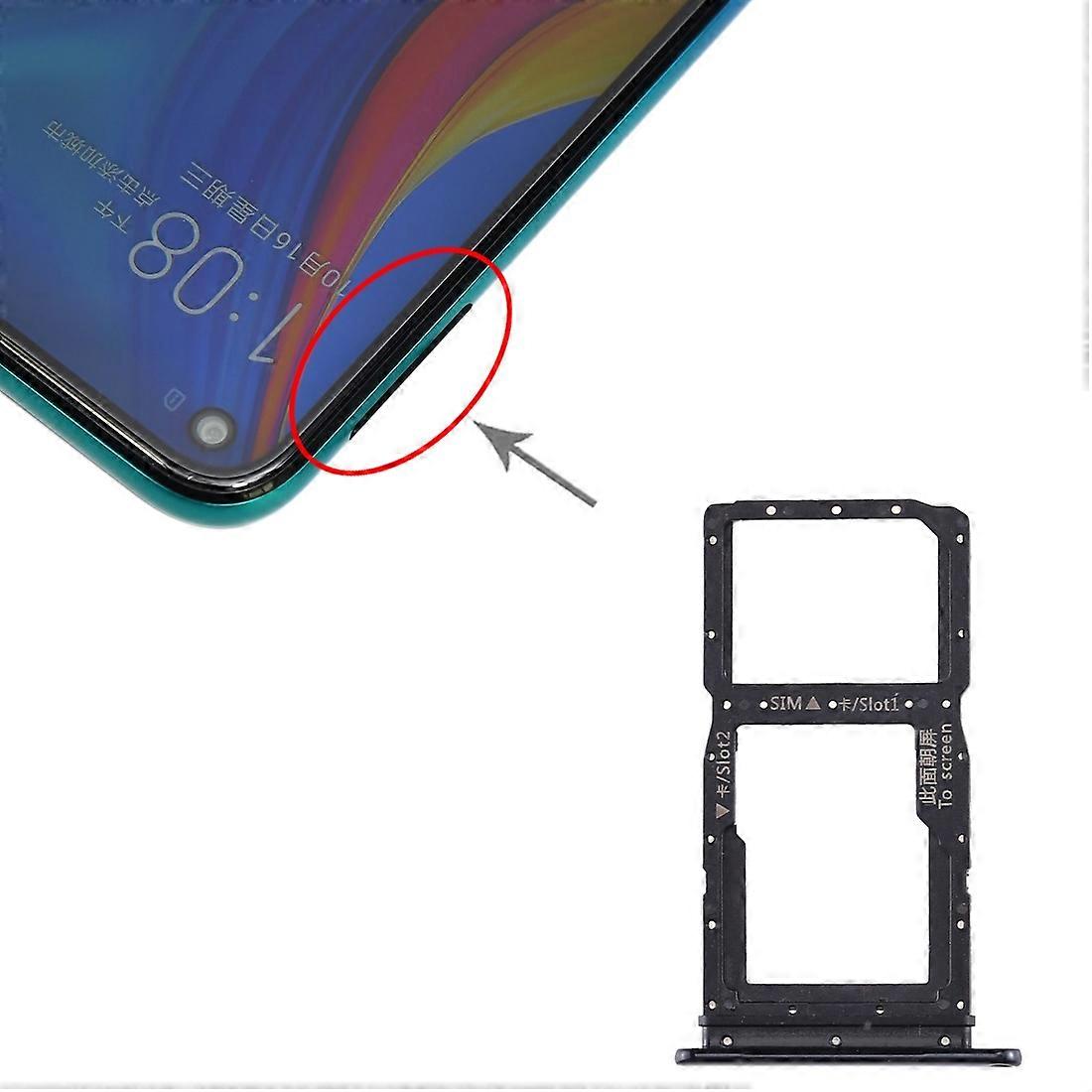 (New arrival) SIM Card Tray + SIM Card Tray / Micro SD Card Tray for Huawei Enjoy 10 Plus