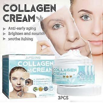 1pc Jaysuing Collagen Cream Moisturizing, Moisturizing, Tender, Firming, Anti-aging Skin, Glossy And Rejuvenating Cream | 3PCS