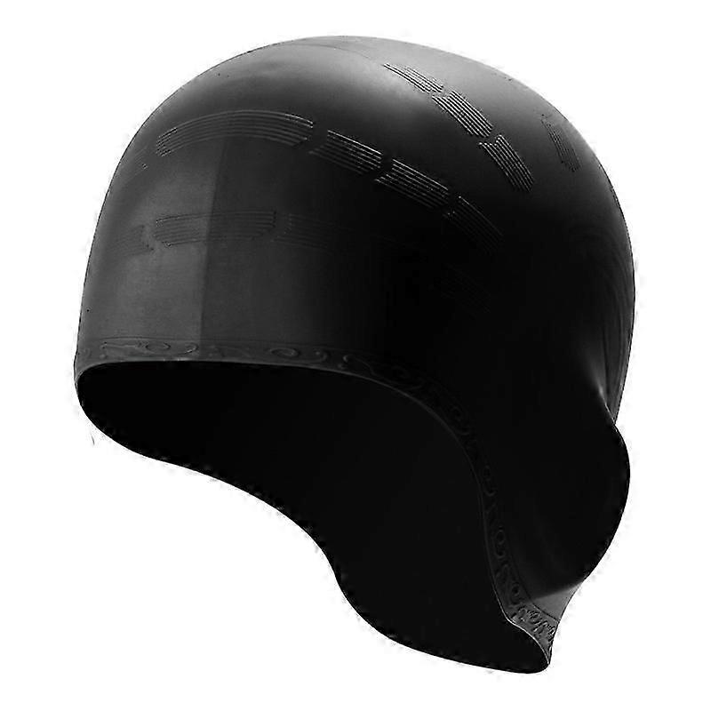 Unisexe Silicone Imperméable à l’eau Protection des oreilles Bonnet de bain Adulte Hommes Femmes Extensible