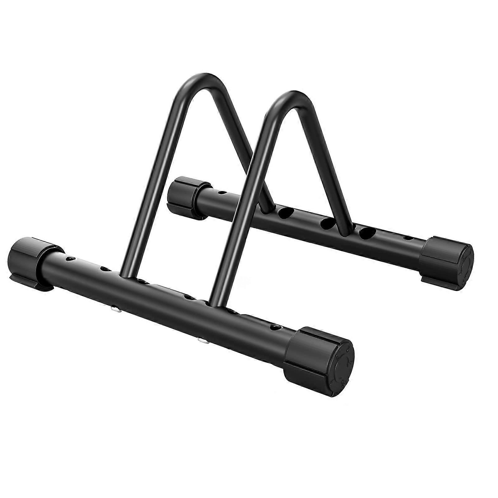 Adjustable standing bike rack for mountain bikes road bikes