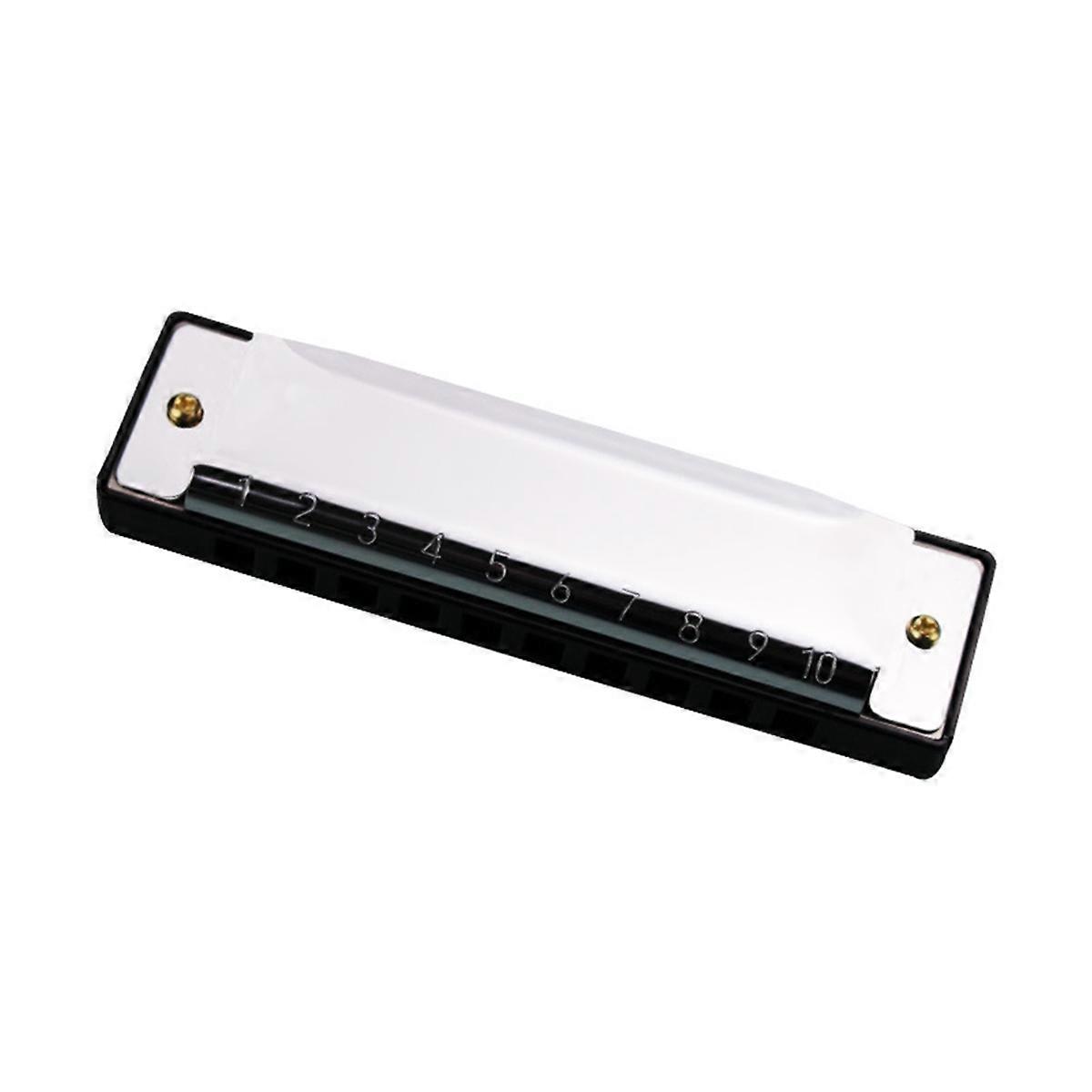 10 Hole Harmonica C Key Harmonica Mouth Organ Suitable for Music Enthusiasts Musical Instrument Edu