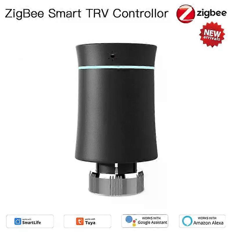 Radiator Actuator Valve Zigbee3.0 Wireless Remote Control Voice Control Programmable Tuya Work With Alexa Google Home