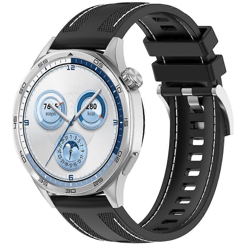 Hybrid Nylon Braid Silicone Watch Band 22mm