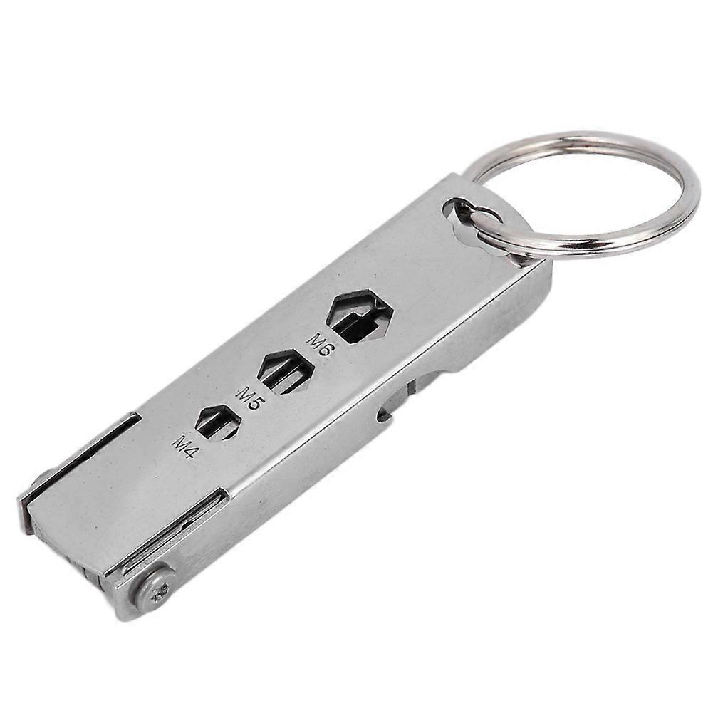 12 in 1 Multi-function Screwdriver Keychain Nail File Mini Knife Phone Holder