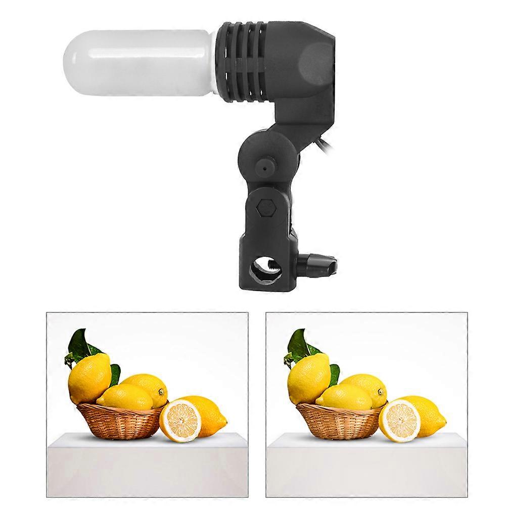 NiceFoto E27 Bulb Holder Lighting Head Photo Photography Studio Light Bracket(CN plug 220V)