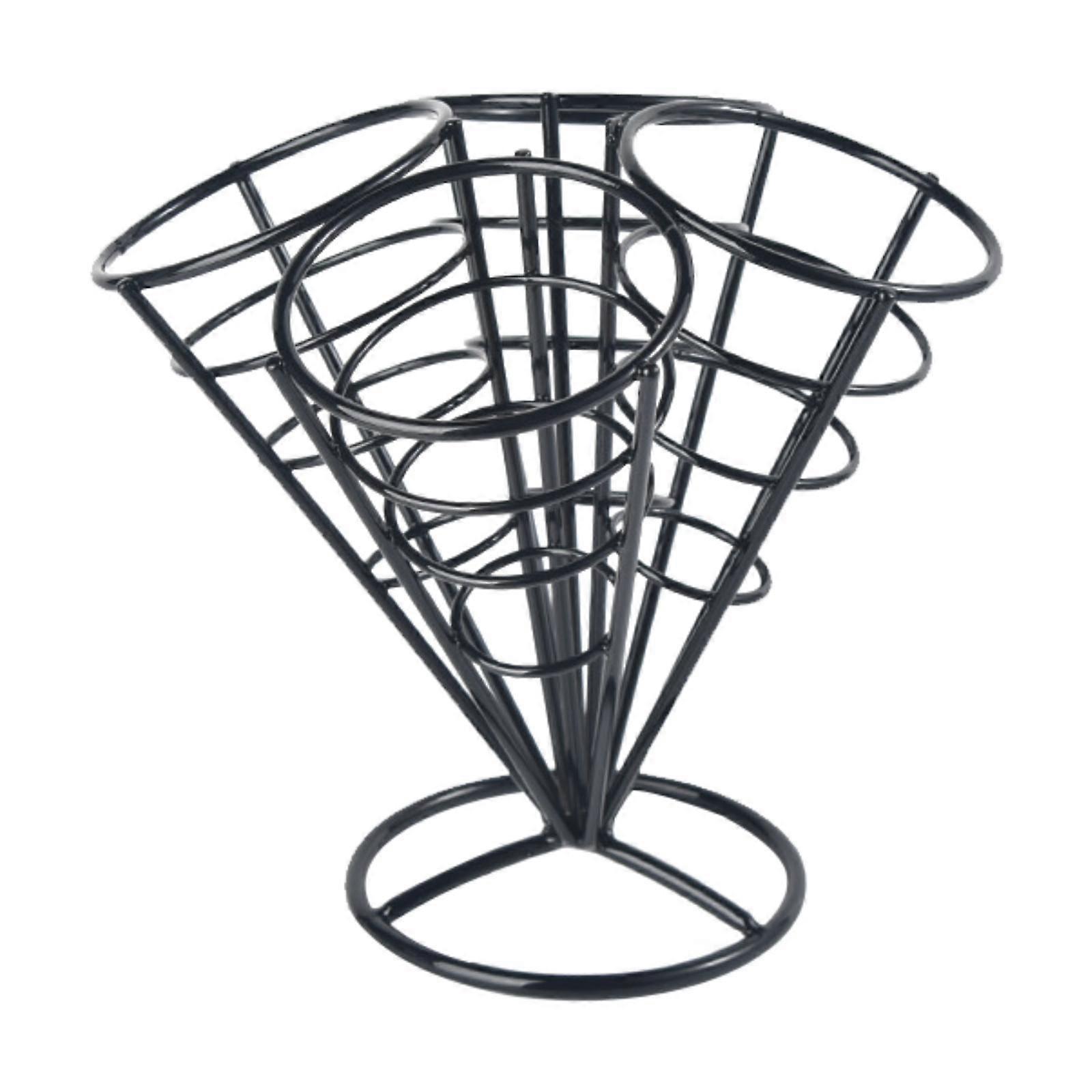 Multi-head Fry Stand Cone Basket Versatile Rust Proof Fried Chicken Rack Chips