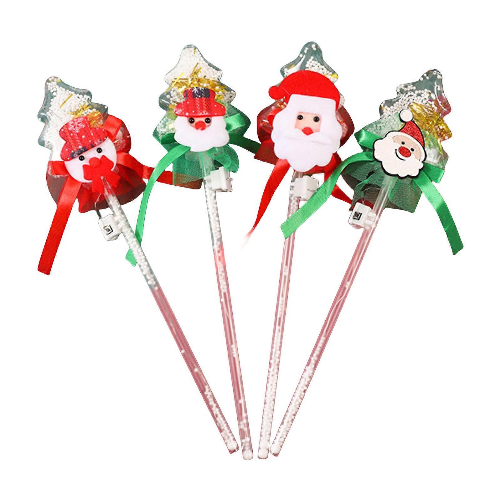 4pcs Multiple Mode Glowing Star Sphere Elegant Star Glowing Sticks Stable Fun For Music Festivals And Clubs