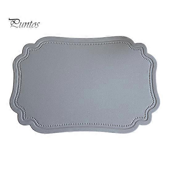 Faux Leather Placemat Heat Resistant Kitchen Drying Mat Waterproof Anti Slip Table Place Mats Table Protector for Kitchen Dining Room Table