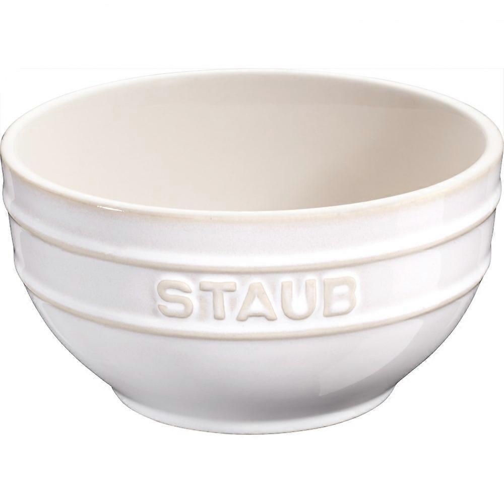 Serving 0.4 L 4 Pcs White Ceramic Kitchen Bowls