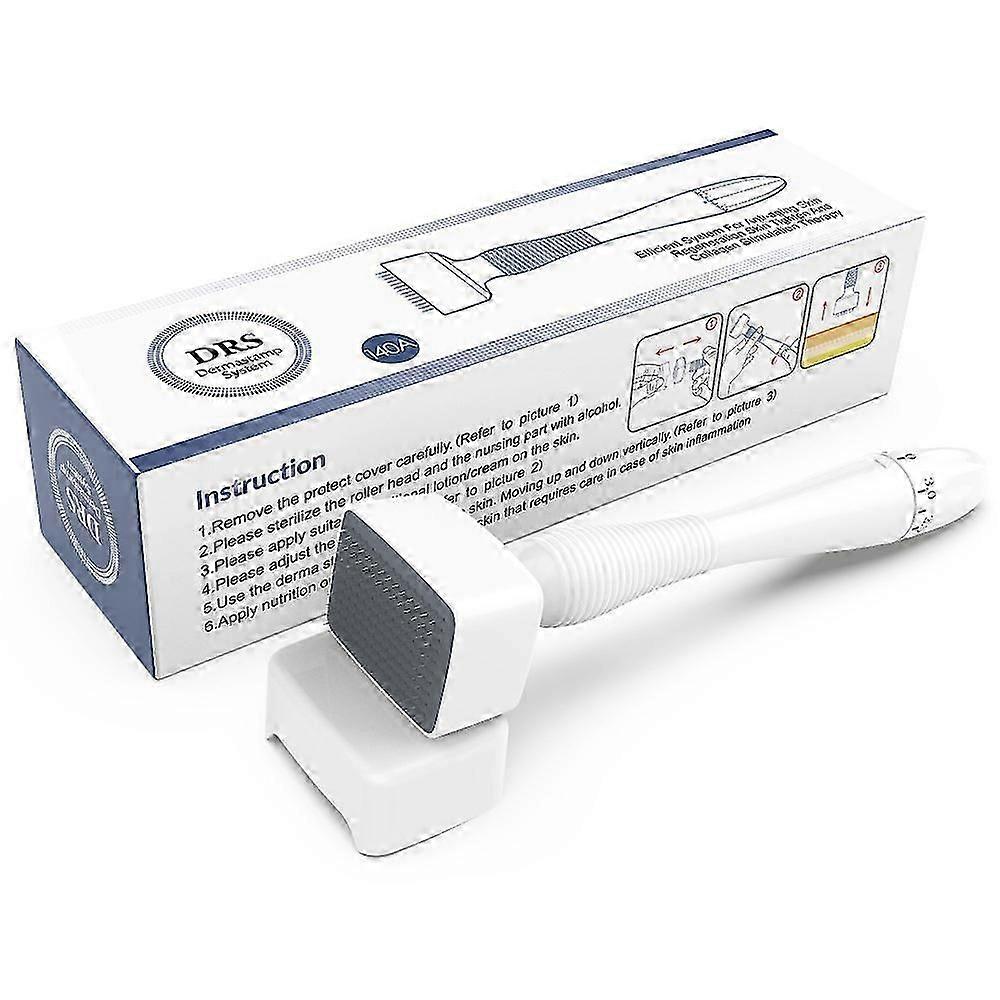 Regulowany mikroigłowy stempel Derma do naprawy blizn potrądzikowych skóry twarzy i wzrostu włosów - Mikroigłowanie Derma Ro