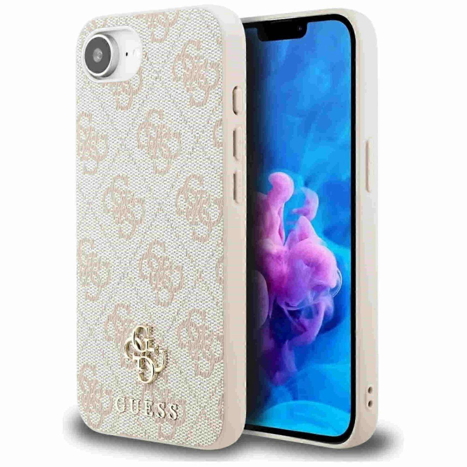 Guess Apple iPhone 16e Small and Classic MagSafe Case Pink