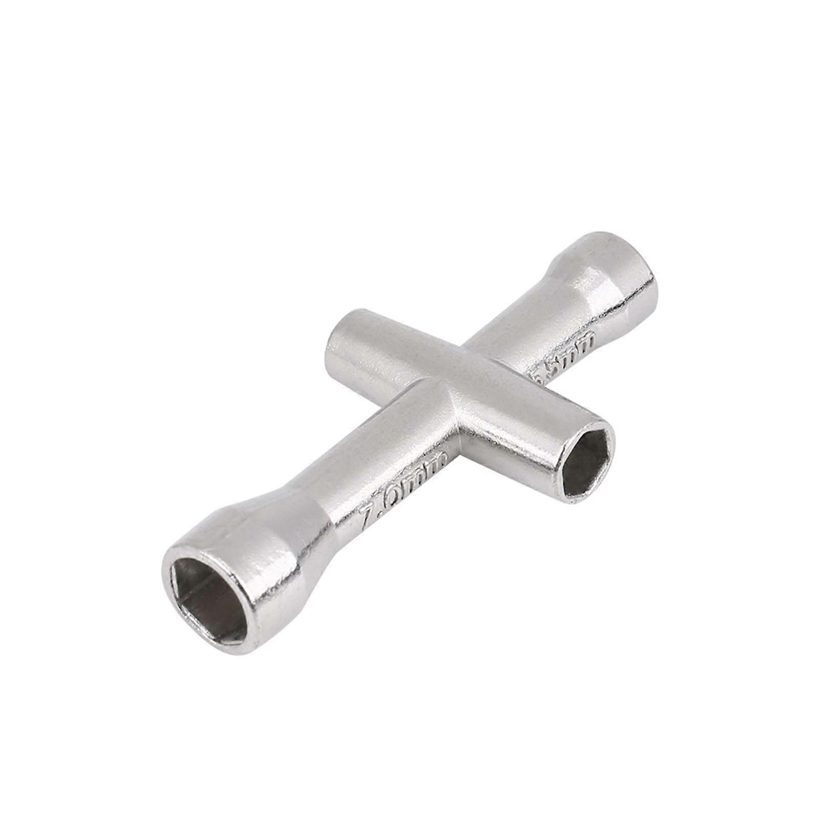 Remote Control Model Crawler Tool Metal Accessory 4 / 5 / 5.5 / 7mm Cross Wrench Sleeve