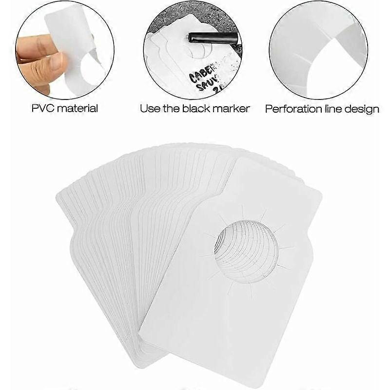 Wine Cellar Labels  400 Pieces Wine Cellar Labels (White)