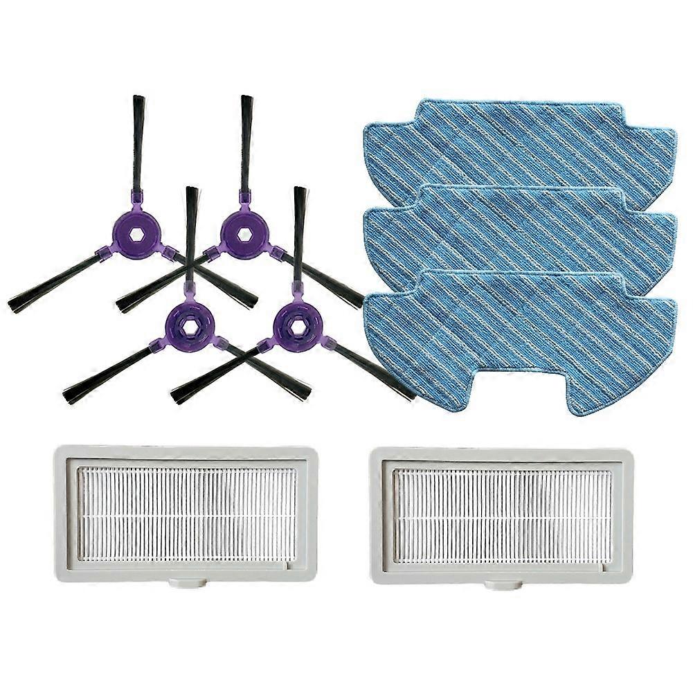 Main Brush Filters Side Brush Mop Cloth Kit Powerbot-E