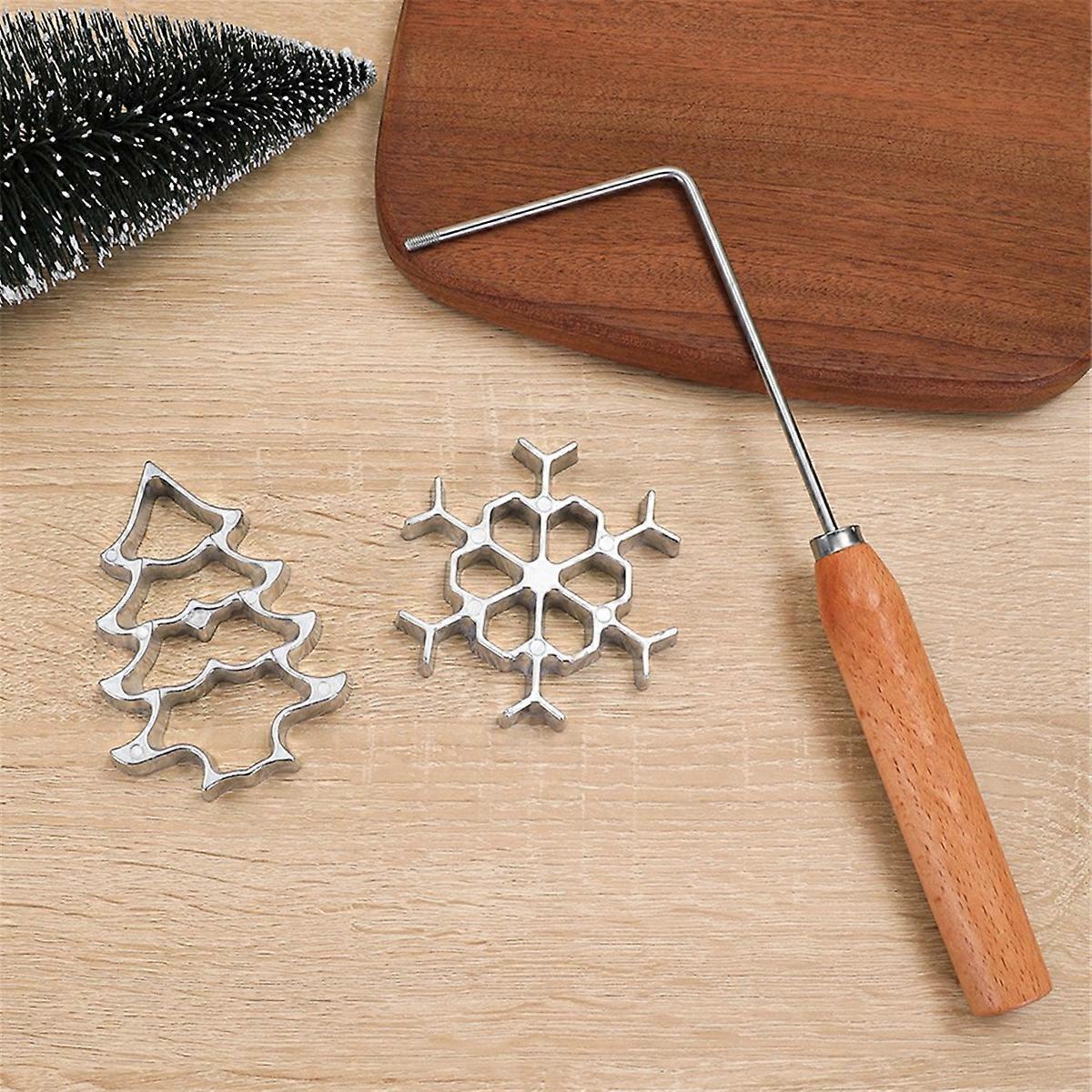 Frying Mold Fried Shrimp Cake Snack Kitchen Tools Waffle Mold B