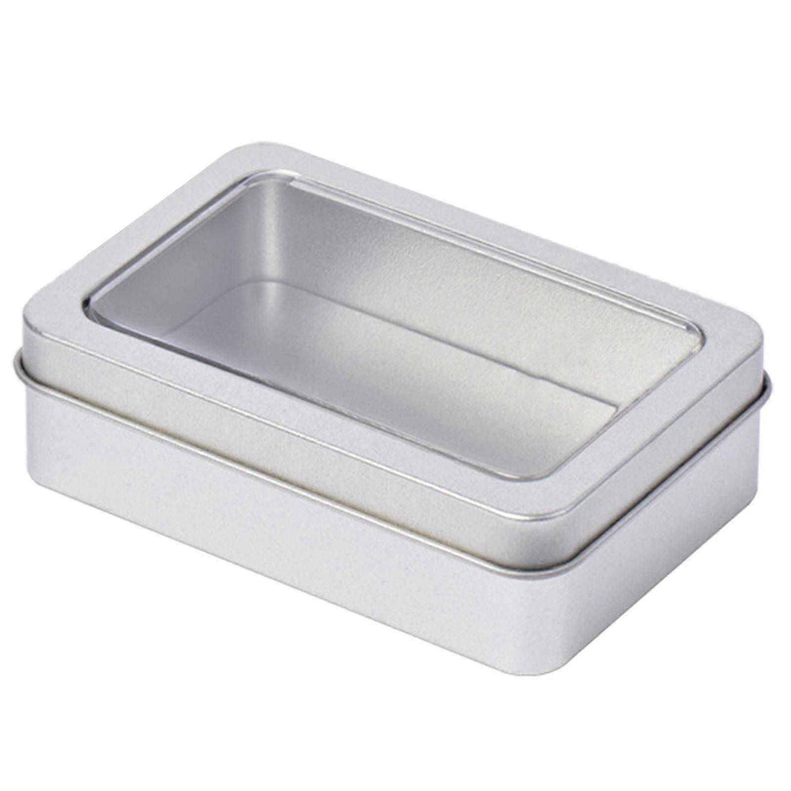Metal Gaming Card Box Playing Card Container Storage Case Packing Poker Box Playing Cards Box Empty Candy Storage Case