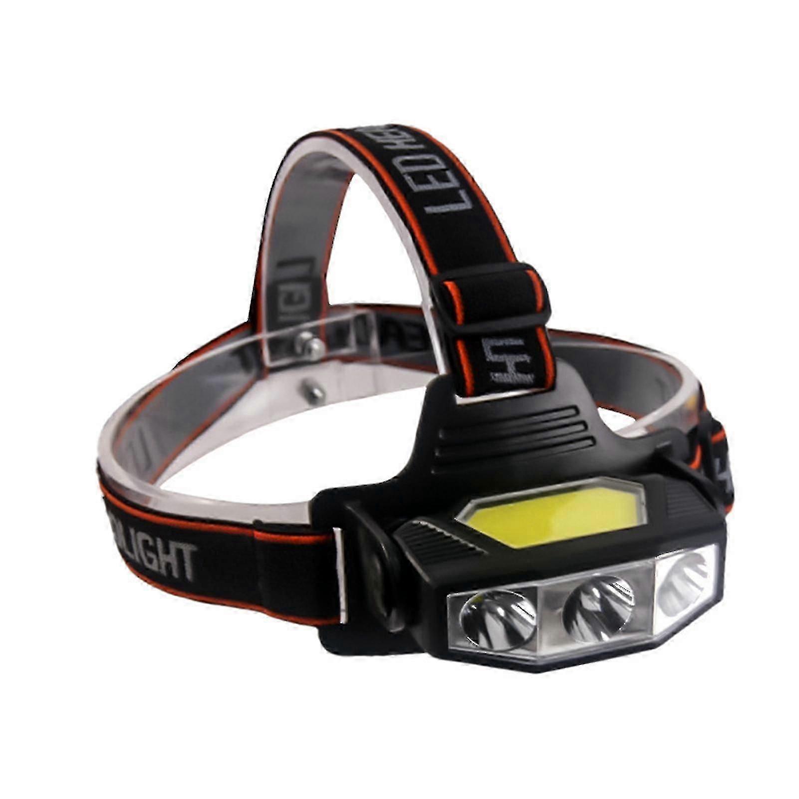 Farol externo Dual Light à prova d'água 3 modos 120 Soft Band COB Night Fishing Running Lamp